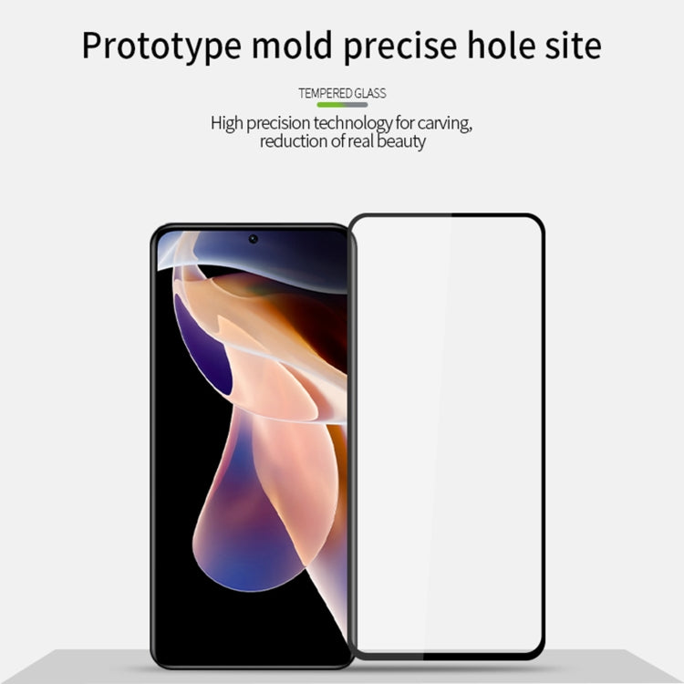 For Xiaomi Redmi Note 11 Pro / Note 11 Pro+ PINWUYO 9H 2.5D Full Screen Tempered Glass Film(Black) -  by PINWUYO | Online Shopping South Africa | PMC TechLife | Buy Now Pay Later Mobicred