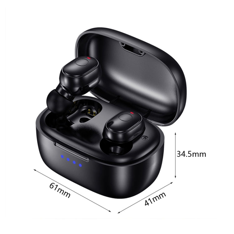 T&G TG911 Bluetooth V5.1 Sport Waterproof Mini Touch-Control Noise Cancelling Earphones(Black) - Bluetooth Earphone by T&G | Online Shopping South Africa | PMC TechLife | Buy Now Pay Later Mobicred