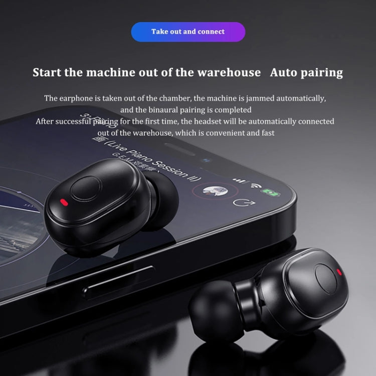 T&G TG911 Bluetooth V5.1 Sport Waterproof Mini Touch-Control Noise Cancelling Earphones(White) - free shipping - PMC TechLife - Order now!