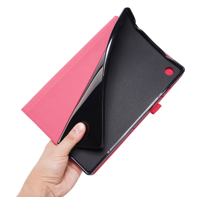 For Samsung Galaxy Tab A8 10.5 2021 Horizontal Flip Fabric PU Leather Tablet Case with Card Slots & Holder(Black) - Other Galaxy Tab PC by PMC TechLife | Online Shopping South Africa | PMC TechLife