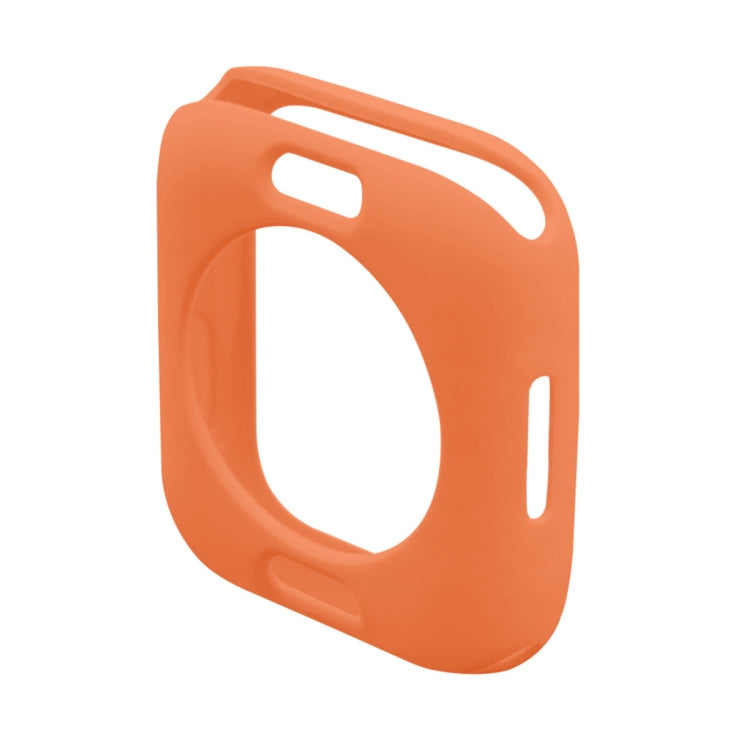 ENKAY Hat-Prince Protective TPU Watch Case + Full Coverage PET Screen Protector Film For Apple Watch Series 8 / 7 41mm(Orange) - free shipping - PMC TechLife - Order now!