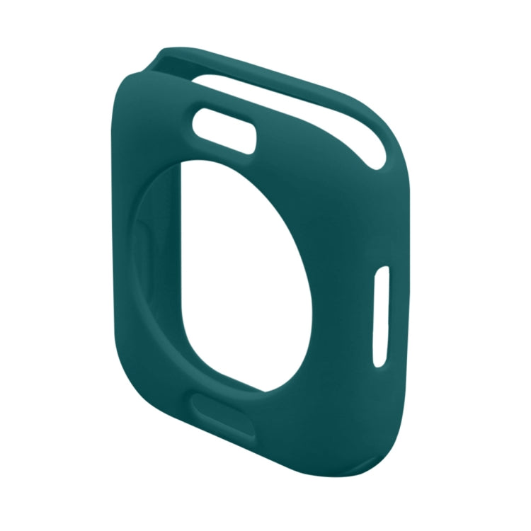 ENKAY Hat-Prince Protective TPU Watch Case + Full Coverage PET Screen Protector Film For Apple Watch Series 8 / 7 45mm(Dark Green) - Watch Cases by ENKAY | Online Shopping South Africa | PMC TechLife | Buy Now Pay Later Mobicred
