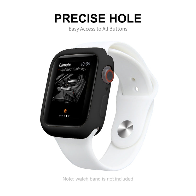 ENKAY Hat-Prince Protective TPU Watch Case + Full Coverage PET Screen Protector Film For Apple Watch Series 8 / 7 45mm(Dark Blue) - Watch Cases by ENKAY | Online Shopping South Africa | PMC TechLife | Buy Now Pay Later Mobicred