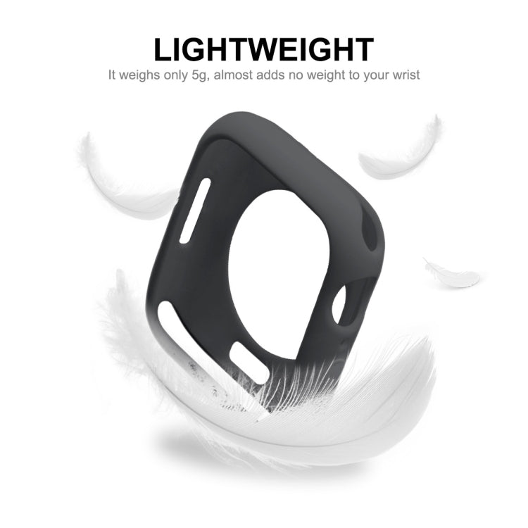 ENKAY Hat-Prince Protective TPU Watch Case + Full Coverage PET Screen Protector Film For Apple Watch Series 8 / 7 45mm(Black) - Watch Cases by ENKAY | Online Shopping South Africa | PMC TechLife | Buy Now Pay Later Mobicred