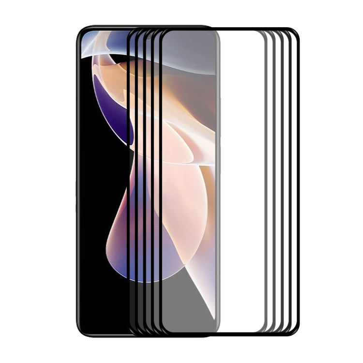 5 PCS For Xiaomi Redmi Note 11 Pro / Note 11 Pro+ ENKAY Hat-Prince Full Glue 0.26mm 9H 2.5D Tempered Glass Screen Protector Full Coverage Film -  by PINWUYO | Online Shopping South Africa | PMC TechLife | Buy Now Pay Later Mobicred