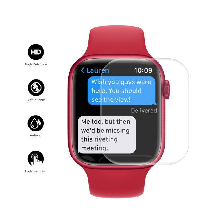 ENKAY Hat-Prince Electroplate PC Diamond Watch Case + Full Coverage Curved PET Screen Protector Film For Apple Watch Series 8 / 7 41mm(Pink) - Watch Cases by ENKAY | Online Shopping South Africa | PMC TechLife | Buy Now Pay Later Mobicred