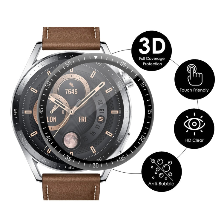 10 PCS For Huawei Watch GT 3 46mm ENKAY Hat-Prince Full Coverage 3D Curved Soft PC Edge + PMMA HD Screen Protector Film - free shipping - PMC TechLife - Order now!