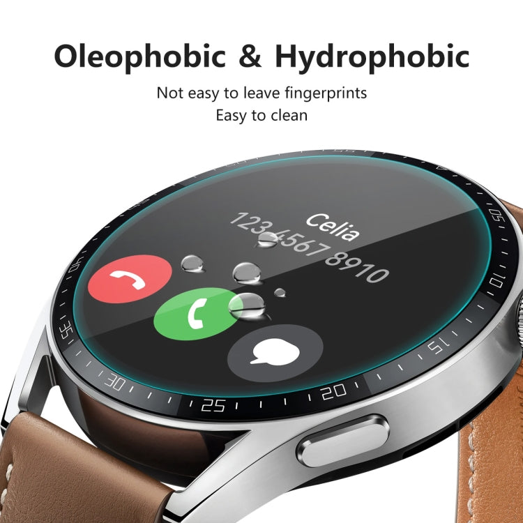 2 PCS For Huawei Watch GT 3 46mm ENKAY Hat-Prince 0.2mm 9H 2.15D Curved Edge Tempered Glass Screen Protector Watch Film - Screen Protector by ENKAY | Online Shopping South Africa | PMC TechLife | Buy Now Pay Later Mobicred