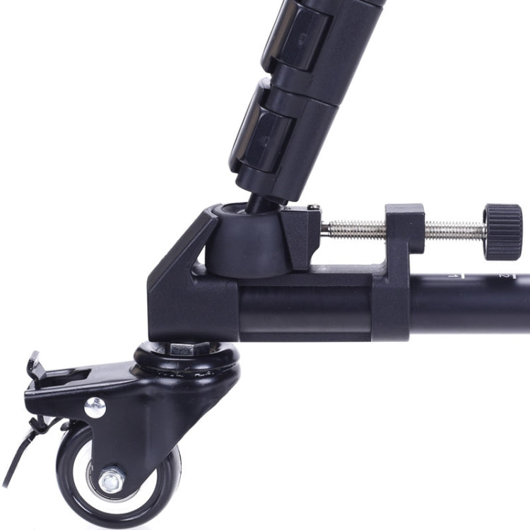 YUNTENG 900 Aluminium Alloy Camera Tripod Foot Wheel Tripod Pulley Base, Load 15KG - free shipping - PMC TechLife - Order now!