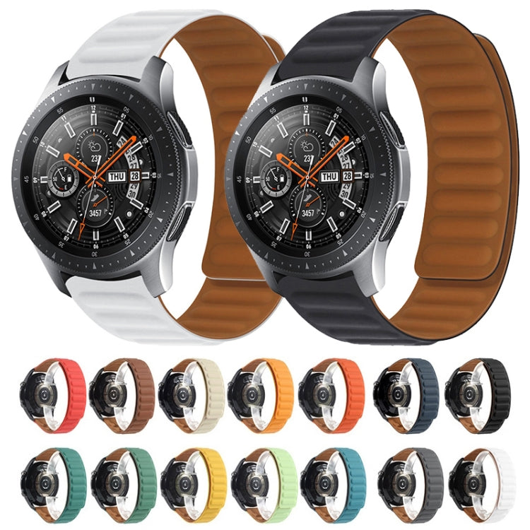 For Samsung Galaxy Live SM-R382 Silicone Magnetic Watch Band(Gray) - Watch Bands by PMC TechLife | Online Shopping South Africa | PMC TechLife | Buy Now Pay Later Mobicred