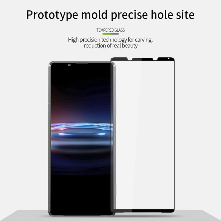 For Sony Xperia Pro-I PINWUYO 9H 2.5D Full Screen Tempered Glass Film(Black) - Sony Tempered Glass by PINWUYO | Online Shopping South Africa | PMC TechLife | Buy Now Pay Later Mobicred