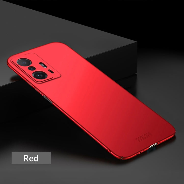 For Xiaomi Mi 11T / 11T Pro MOFI Frosted PC Ultra-thin Hard Phone Case(Red) - Xiaomi Cases by MOFI | Online Shopping South Africa | PMC TechLife | Buy Now Pay Later Mobicred