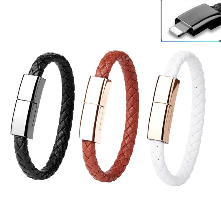 XJ-73 20cm USB to 8 Pin Bracelet Charging Data Cable(White) - Multifunction Cable by PMC TechLife | Online Shopping South Africa | PMC TechLife | Buy Now Pay Later Mobicred