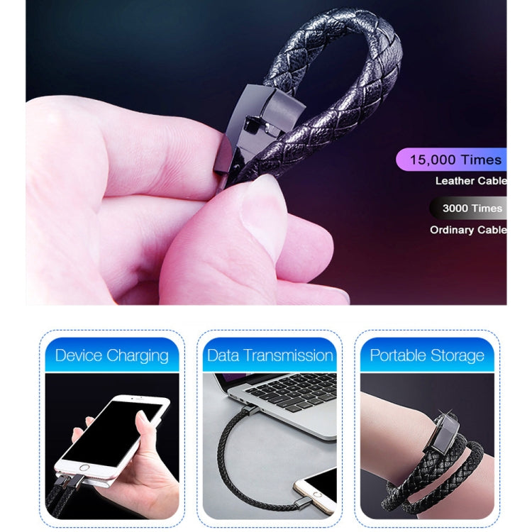 XJ-73 20cm USB to 8 Pin Bracelet Charging Data Cable(White) - Multifunction Cable by PMC TechLife | Online Shopping South Africa | PMC TechLife | Buy Now Pay Later Mobicred
