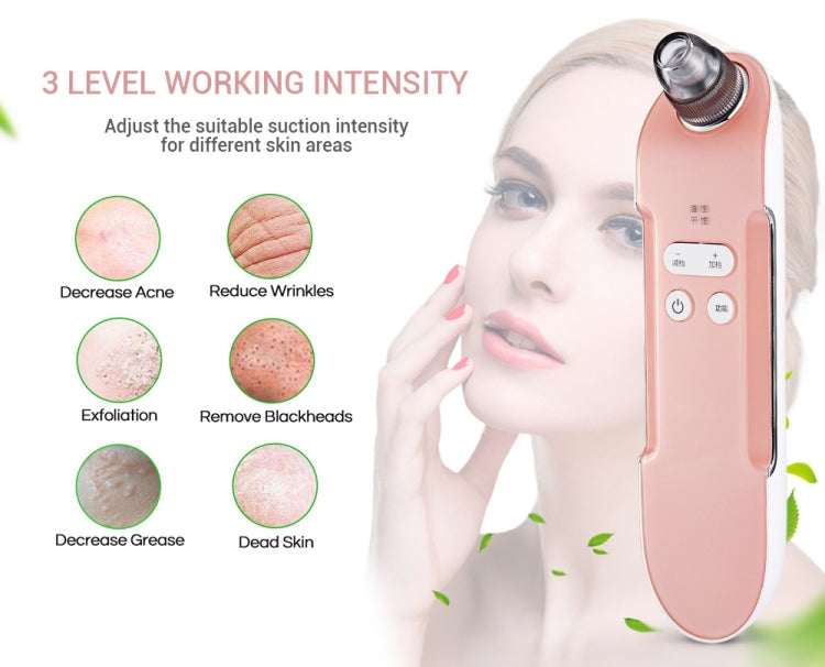 K-SKIN KD803A 3 Level Intensity Blackhead Removal Pore Cleaner Suction Rechargeable Black Spot Cleaner Facial Cleaning Machine - free shipping - PMC TechLife - Order now!
