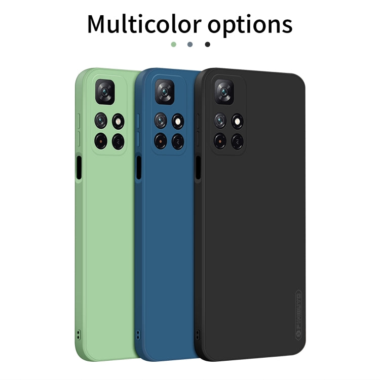 For Xiaomi Redmi Note 11 / Poco M4 Pro 5G PINWUYO Liquid Silicone TPU Phone Case(Green) - Xiaomi Cases by PINWUYO | Online Shopping South Africa | PMC TechLife | Buy Now Pay Later Mobicred