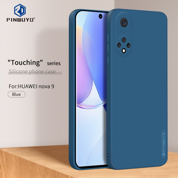 For Huawei nova 9 PINWUYO Liquid Silicone TPU Phone Case(Blue) - free shipping - PMC TechLife - Order now!