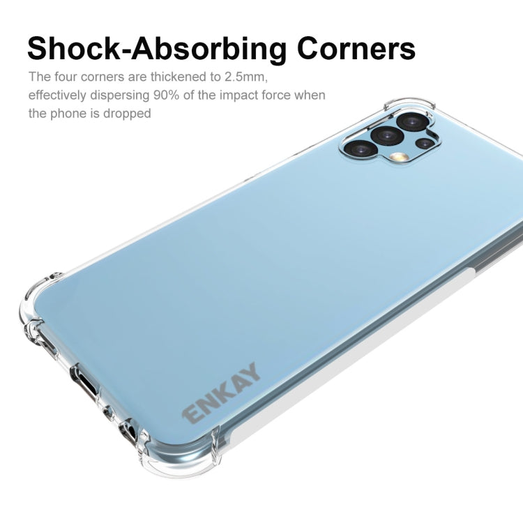 For Samsung Galaxy A13 4G ENKAY Transparent TPU Shockproof Case - free shipping - PMC TechLife - Order now!