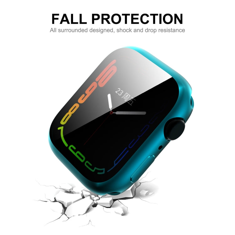 For Apple Watch Series 8 / 7 41mm ENKAY Hat-Prince Electroplated TPU Case(Cyan) - free shipping - PMC TechLife - Order now!