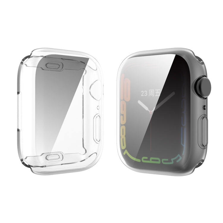 For Apple Watch Series 8 / 7 45mm ENKAY Hat-Prince Transparent TPU Case - Watch Cases by ENKAY | Online Shopping South Africa | PMC TechLife | Buy Now Pay Later Mobicred