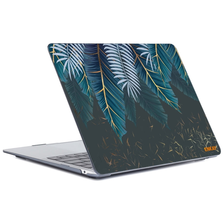 For MacBook Air 13.3 inch A2179 / A2337 ENKAY Hat-Prince Natural Series Laotop Protective Crystal Case(Palm Leaf) - MacBook Air Cases by ENKAY | Online Shopping South Africa | PMC TechLife | Buy Now Pay Later Mobicred