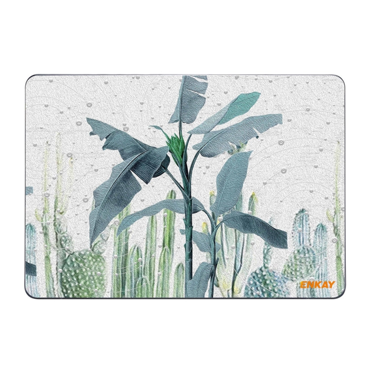 For MacBook Air 13.3 inch A1932 2018 ENKAY Hat-Prince Natural Series Laotop Protective Crystal Case(Banana Leaves) - free shipping - PMC TechLife - Order now!