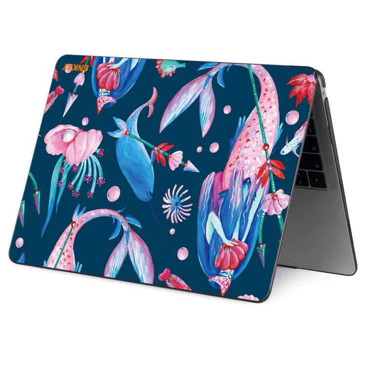 For MacBook Air 13.3 inch A1932 2018 ENKAY Hat-Prince Natural Series Laotop Protective Crystal Case(Mermaid) - MacBook Air Cases by ENKAY | Online Shopping South Africa | PMC TechLife | Buy Now Pay Later Mobicred