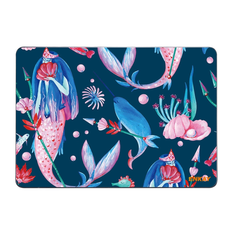 ENKAY Hat-Prince Natural Series Laotop Protective Crystal Case for MacBook Pro 13.3 inch A1706 / A1708 / A1989 / A2159(Mermaid) - MacBook Pro Cases by ENKAY | Online Shopping South Africa | PMC TechLife | Buy Now Pay Later Mobicred