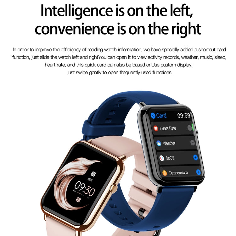 Q19 Pro IP67 Waterproof 1.69 inch Smartwatch(Gold+Burgundy) - free shipping - PMC TechLife - Order now!