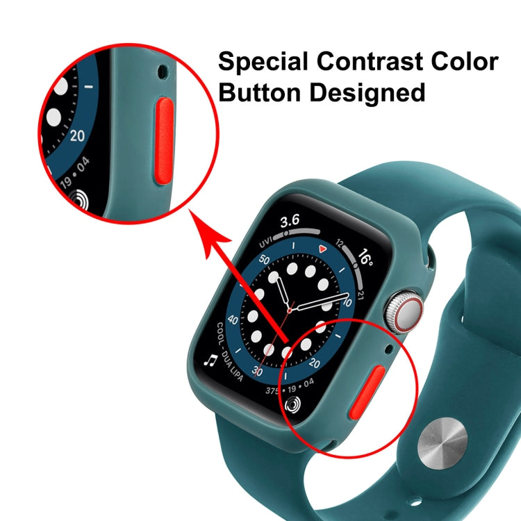 ENKAY  TPU Case  + Full Coverage PET Screen Protector For Apple Watch Series 8 / 7 41mm(Deep Green) - free shipping - PMC TechLife - Order now!
