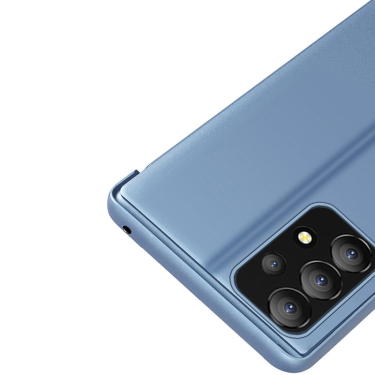 For Samsung Galaxy A53 5G Plated Mirror Flip Leather Case with Holder(Rose Gold) - Galaxy Phone Cases by PMC TechLife | Online Shopping South Africa | PMC TechLife