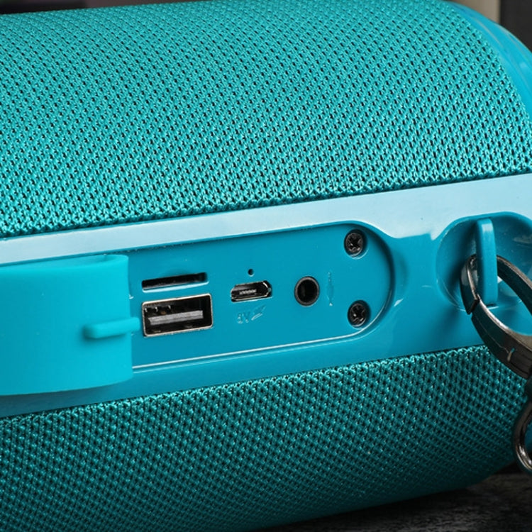 T&G TG537 RGB Light Portable Waterproof Bluetooth Speaker Supports FM / TF Card(Green) - Desktop Speaker by T&G | Online Shopping South Africa | PMC TechLife