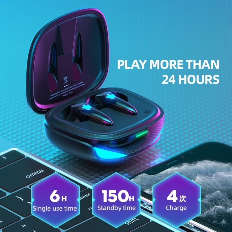 G10 TWS 5.2 Binaural True Stereo Touch Game Bluetooth Earphone(Black) - TWS Earphone by PMC TechLife | Online Shopping South Africa | PMC TechLife