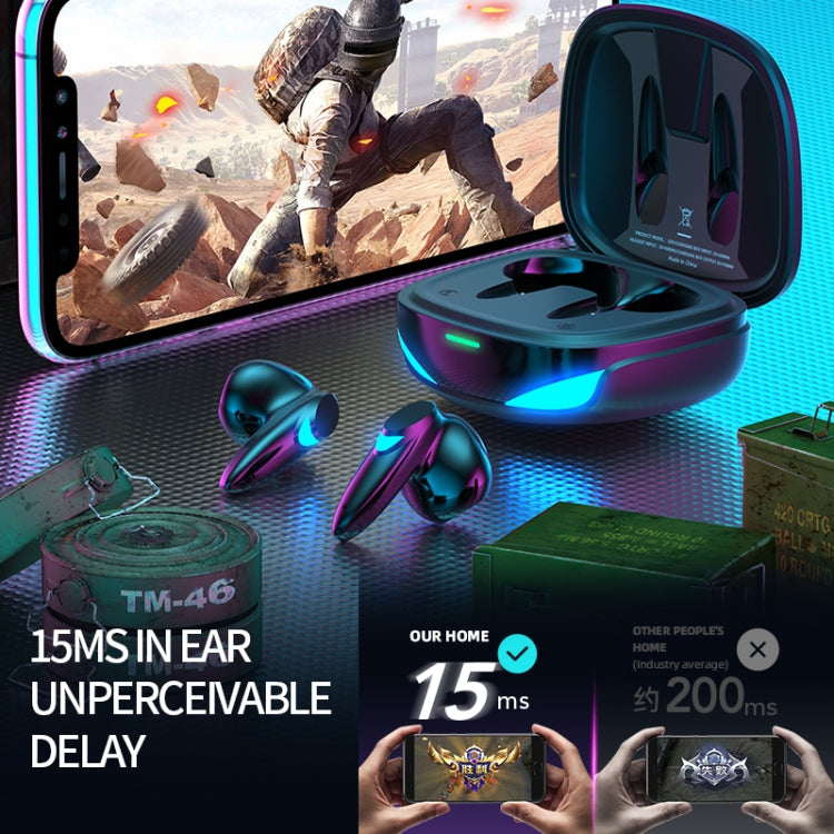 G10 TWS 5.2 Binaural True Stereo Touch Game Bluetooth Earphone(Black) - TWS Earphone by PMC TechLife | Online Shopping South Africa | PMC TechLife