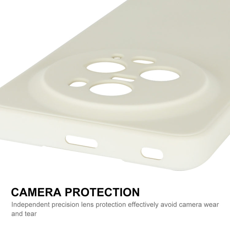 For Honor Magic5 Pro ENKAY Liquid Silicone Soft Shockproof Phone Case(Beige) - Honor Cases by ENKAY | Online Shopping South Africa | PMC TechLife | Buy Now Pay Later Mobicred