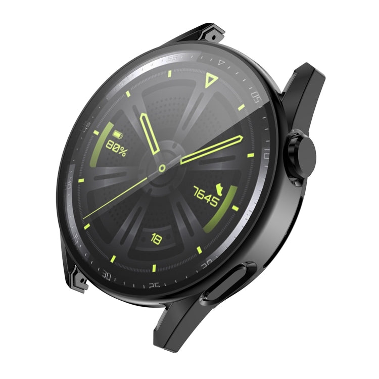 For Huawei Watch GT 3 42mm ENKAY PC Frame + Tempered Glass Protector Composite Case(Black) - free shipping - PMC TechLife - Order now!