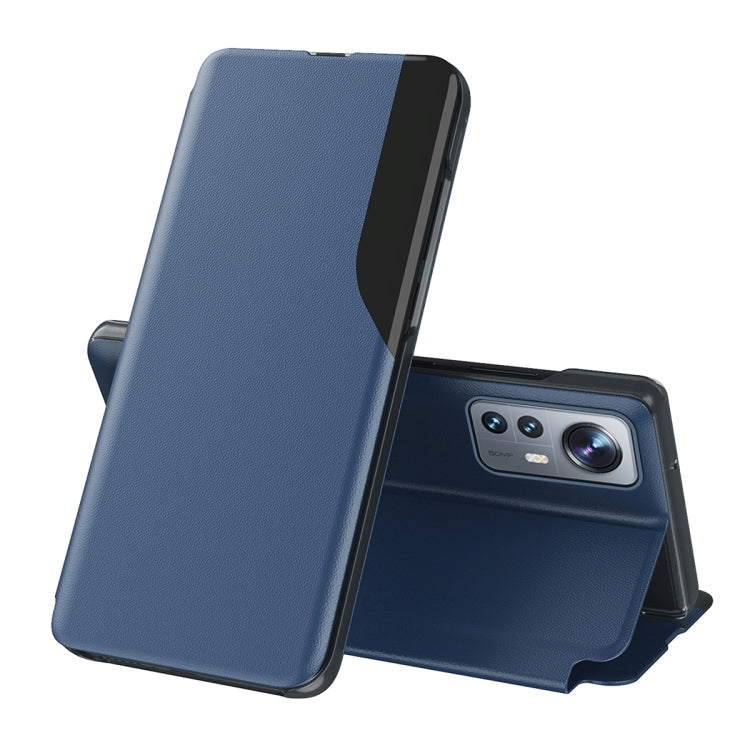 For Xiaomi 12 Pro Attraction Flip Holder Leather Phone Case((Blue) - 12 Pro Cases by PMC TechLife | Online Shopping South Africa | PMC TechLife