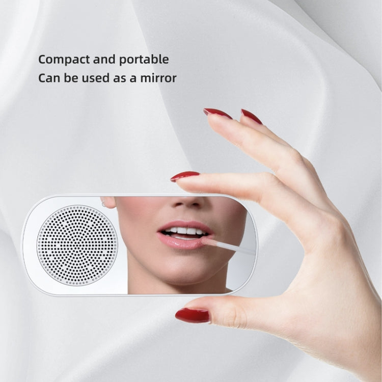 Z7 Digital Bluetooth 5.0 Speaker Multi-function Mirror Alarm Clock FM Radio(White) - Desktop Speaker by PMC TechLife | Online Shopping South Africa | PMC TechLife | Buy Now Pay Later Mobicred