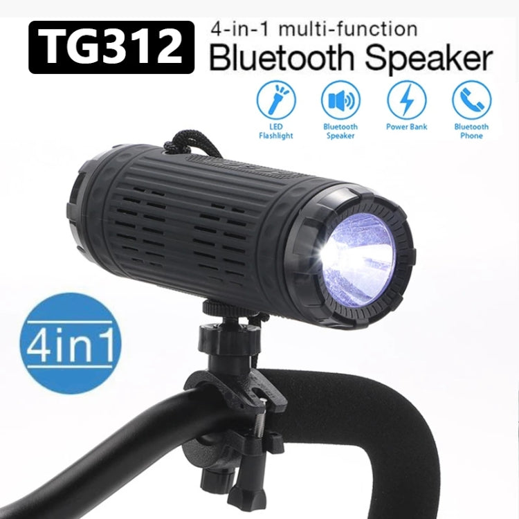 T&G TG312 LED Outdoor Portable Multifunctional Wireless Bluetooth Speaker(Black) - Waterproof Speaker by T&G | Online Shopping South Africa | PMC TechLife | Buy Now Pay Later Mobicred