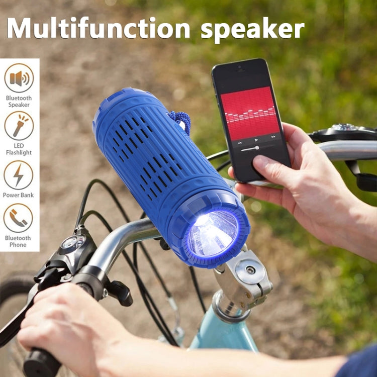 T&G TG312 LED Outdoor Portable Multifunctional Wireless Bluetooth Speaker(Peacock Blue) - Waterproof Speaker by T&G | Online Shopping South Africa | PMC TechLife | Buy Now Pay Later Mobicred
