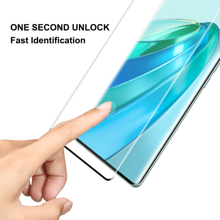 For Honor X9A / Magic5 Lite 2pcs ENKAY 3D Hot Bending Edge Glue Tempered Glass Full Film with Lens Film - Honor Tempered Glass by ENKAY | Online Shopping South Africa | PMC TechLife | Buy Now Pay Later Mobicred