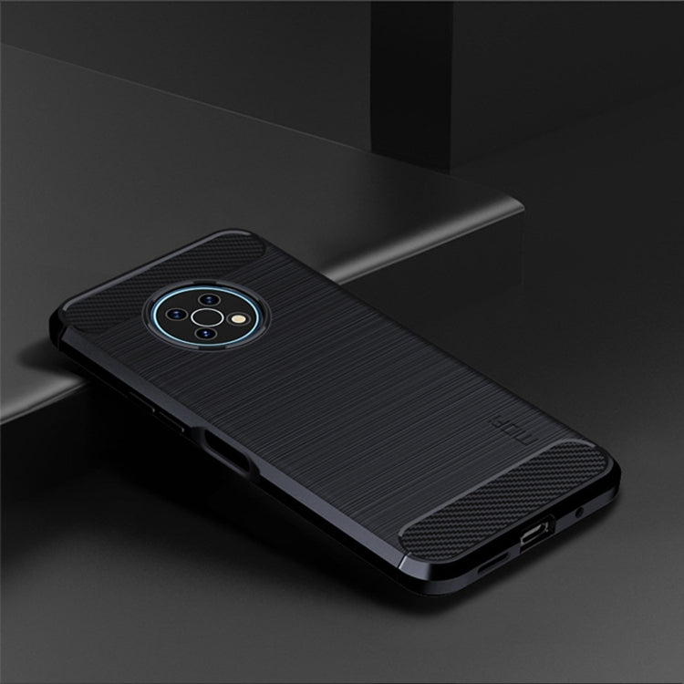 For Nokia G50 MOFI Gentleness Brushed Carbon Fiber Soft TPU Case(Blue) - free shipping - PMC TechLife - Order now!