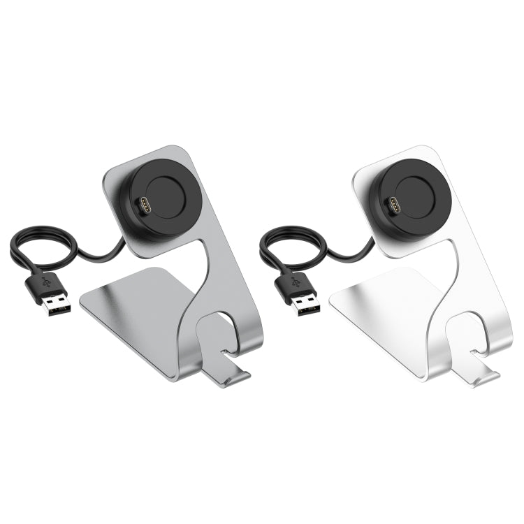 For Garmin Approach S62 Rotatable Magnetic Metal Charging Base(Gray) - Charger by PMC TechLife | Online Shopping South Africa | PMC TechLife | Buy Now Pay Later Mobicred