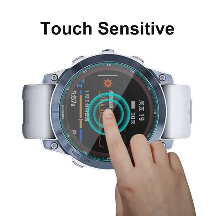 10 PCS Compatible with Garmin Fenix 7X ENKAY 0.2mm 9H Tempered Glass Screen Protector Watch Film - Screen Protector by ENKAY | Online Shopping South Africa | PMC TechLife | Buy Now Pay Later Mobicred