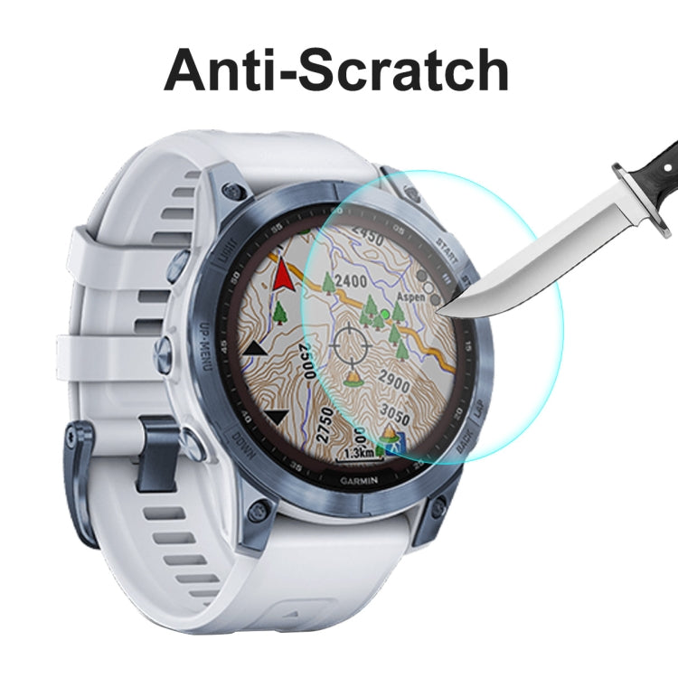 10 PCS Compatible with Garmin Fenix 7X ENKAY 0.2mm 9H Tempered Glass Screen Protector Watch Film - Screen Protector by ENKAY | Online Shopping South Africa | PMC TechLife | Buy Now Pay Later Mobicred