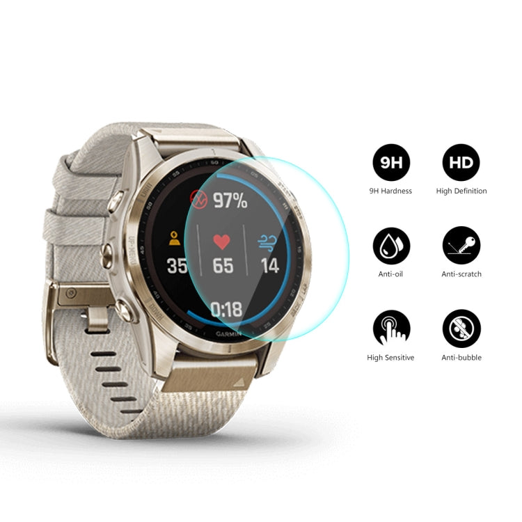 5 PCS Compatible with Garmin Fenix 7S ENKAY 0.2mm 9H Tempered Glass Screen Protector Watch Film - free shipping - PMC TechLife - Order now!