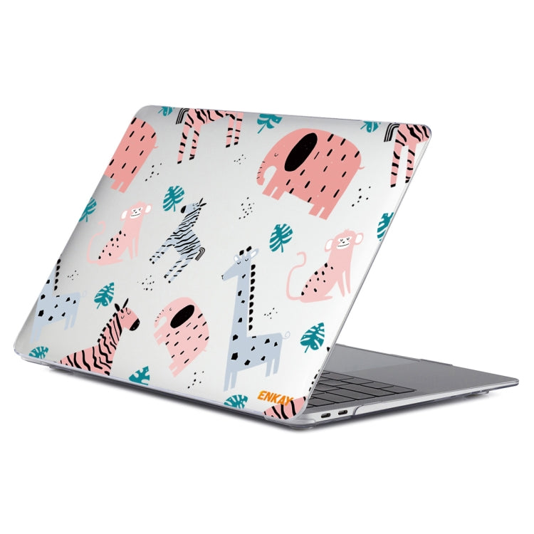ENKAY Animal Series Pattern Laotop Protective Crystal Case For MacBook Pro 13.3 inch A1706 / A1708 / A1989 / A2159(Animals No.2) - MacBook Pro Cases by ENKAY | Online Shopping South Africa | PMC TechLife