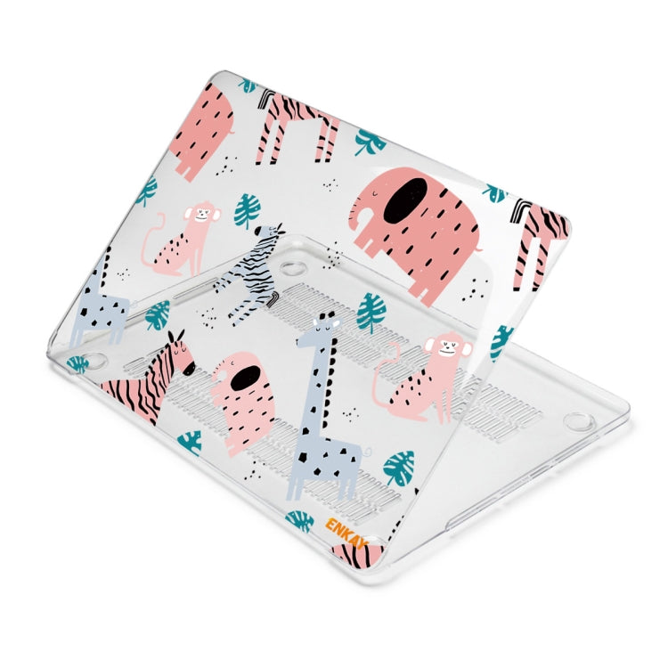 ENKAY Animal Series Pattern Laotop Protective Crystal Case For MacBook Pro 13.3 inch A1706 / A1708 / A1989 / A2159(Animals No.2) - MacBook Pro Cases by ENKAY | Online Shopping South Africa | PMC TechLife