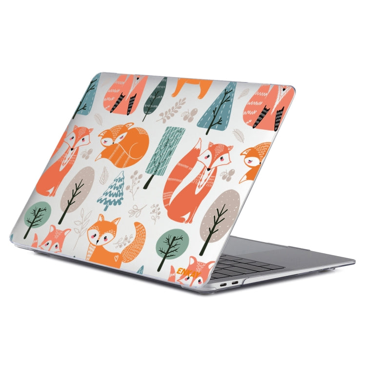 ENKAY Animal Series Pattern Laotop Protective Crystal Case For MacBook Pro 13.3 inch A1706 / A1708 / A1989 / A2159(Fox) - MacBook Pro Cases by ENKAY | Online Shopping South Africa | PMC TechLife