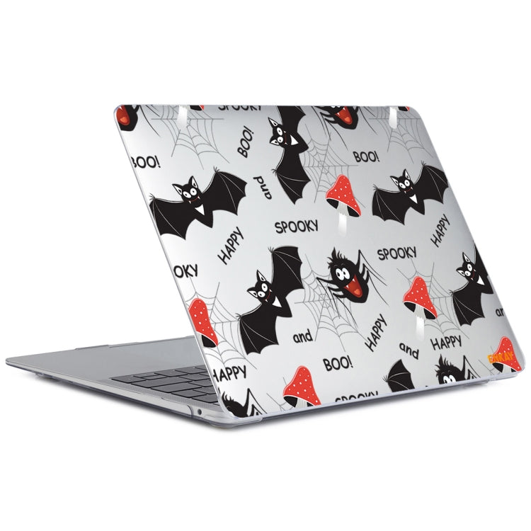 For MacBook Air 13.3 inch A1932 / A2179 / A2337 ENKAY Animal Series Pattern Laotop Protective Crystal Case(Bat) - MacBook Air Cases by ENKAY | Online Shopping South Africa | PMC TechLife | Buy Now Pay Later Mobicred
